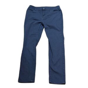 Y&F Jeans Dark Blue Skinny Stretch Denim Size 15/16 Juniors